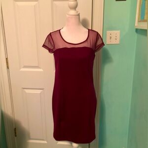 Short sleeve fall dress